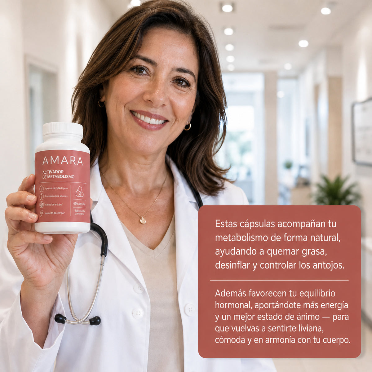CÁPSULAS ADELGAZANTES MENOPAUSIA: Recupera tu figura y energía