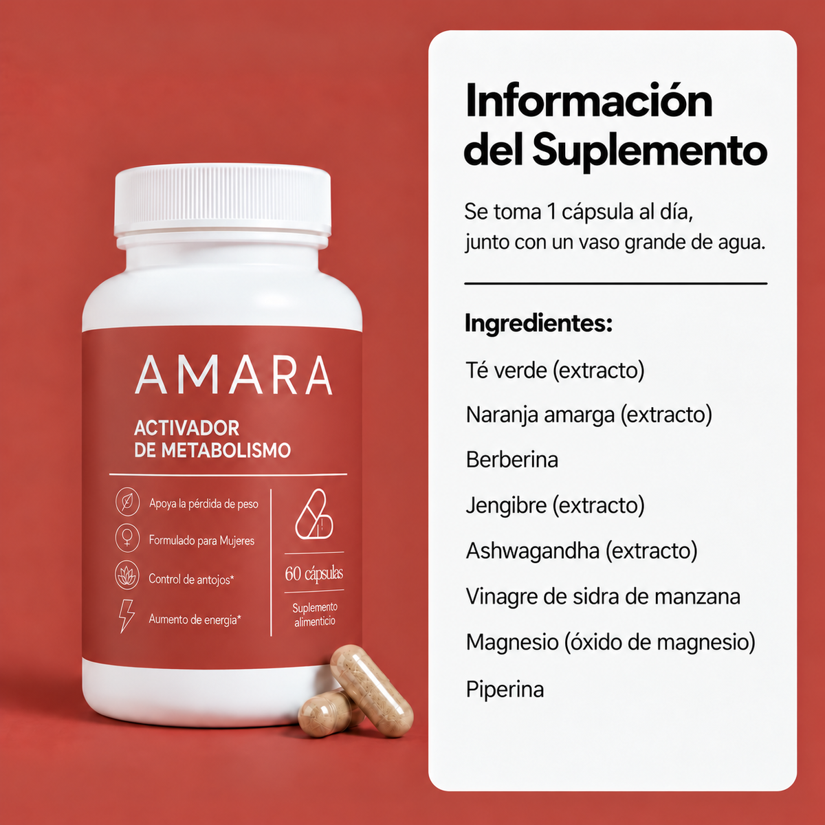 CÁPSULAS ADELGAZANTES MENOPAUSIA: Recupera tu figura y energía